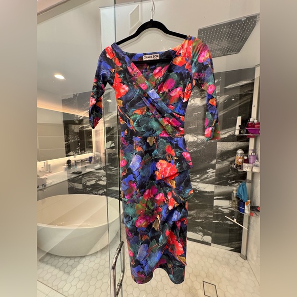 Chiara Boni Le Petite Robe Floral Dress Size 38 - Picture 5 of 6